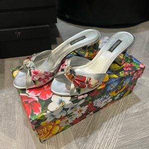 Dolce and Gabbana sandal wedges